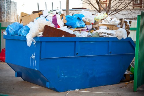 Efficient disposal of garage clutter