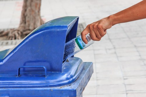 Smart waste collection technology in use