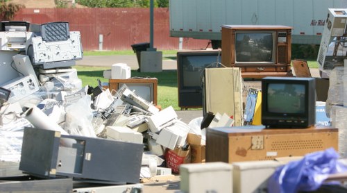 Various types of business waste materials