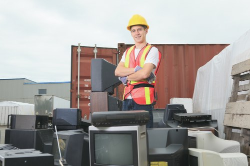 Eco-friendly disposal during garage clearance